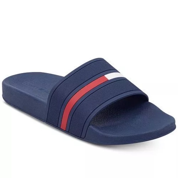 Tommy Hilfiger Men's Ennis Slide Sandals - Picture 1 of 3